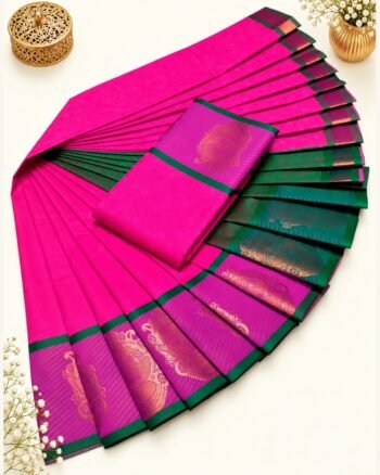 3D Emboss Fancy Semi Silk Saree – Elegant Designer Saree