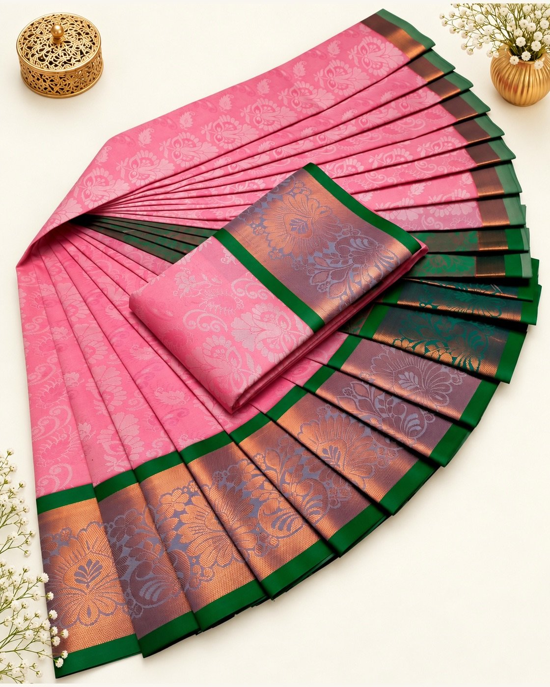 3D EMBOSE FANCY SEMI SILK SAREES (74)