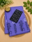 South Cotton Mix Printed Saree with Extra Kalamkari Blouse (6)