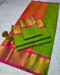 3D Embossed Silk Saree – Elegant Designer Saree for Women