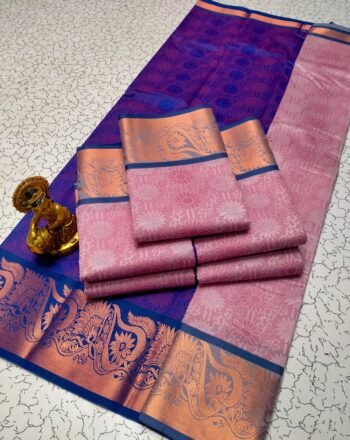 3D Embossed Silk Saree – Elegant Designer Saree for Women