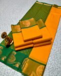 3D Embossed Silk Saree – Elegant Designer Saree for Women