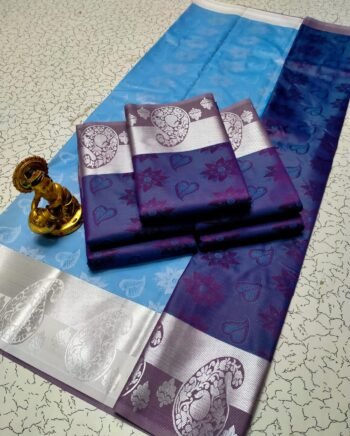3D Embossed Silk Saree – Elegant Designer Saree for Women