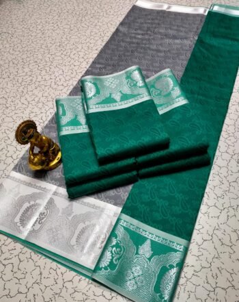 3D Embossed Silk Saree – Elegant Designer Saree for Women