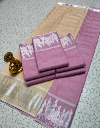 3D Embossed Silk Saree – Elegant Designer Saree for Women
