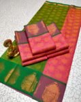 3D Embossed Silk Saree – Elegant Designer Saree for Women