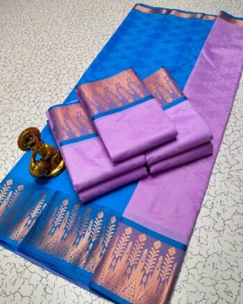 3D Embossed Silk Saree – Elegant Designer Saree for Women